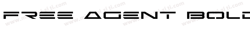 Free Agent Bold Expanded字体转换